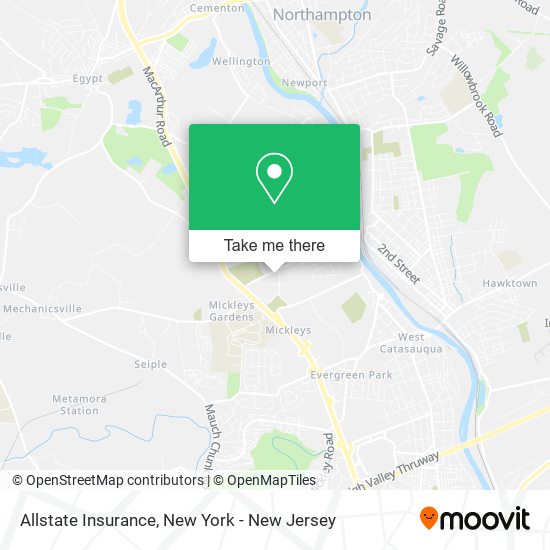 Allstate Insurance map