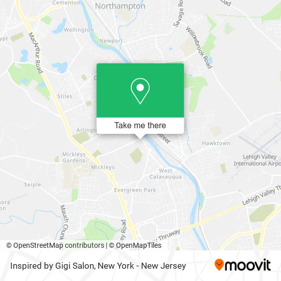 Mapa de Inspired by Gigi Salon