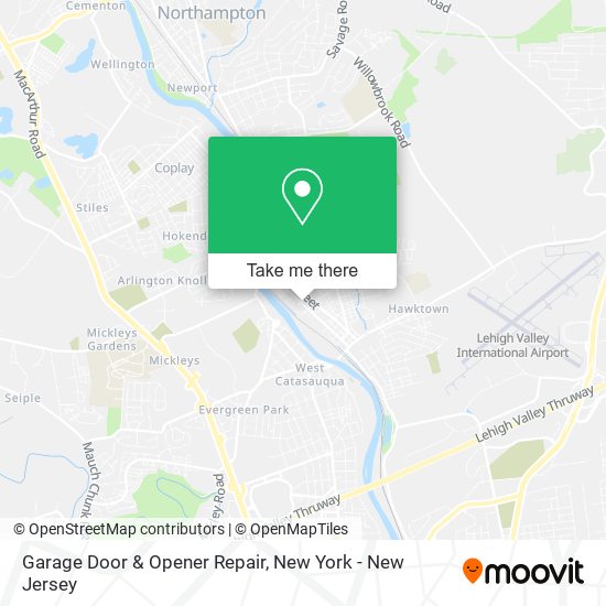 Garage Door & Opener Repair map