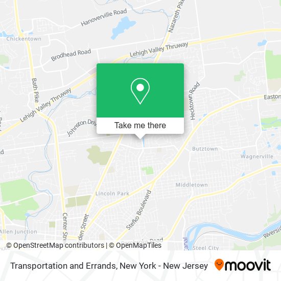 Mapa de Transportation and Errands