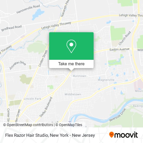 Flex Razor Hair Studio map