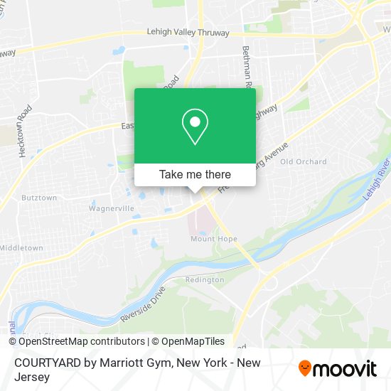 Mapa de COURTYARD by Marriott Gym