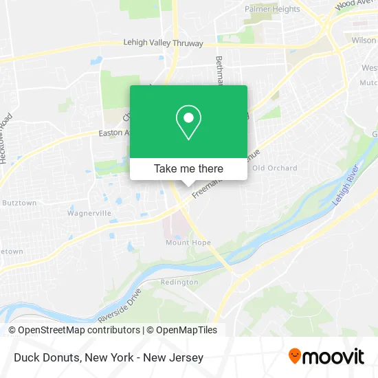 Duck Donuts map