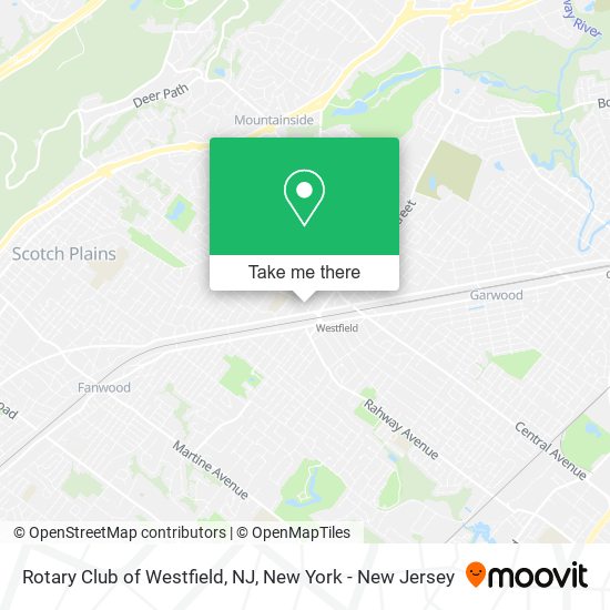 Mapa de Rotary Club of Westfield, NJ