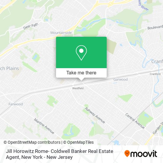 Jill Horowitz Rome- Coldwell Banker Real Estate Agent map