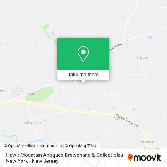 Mapa de Hawk Mountain Antiques Breweriana & Collectibles