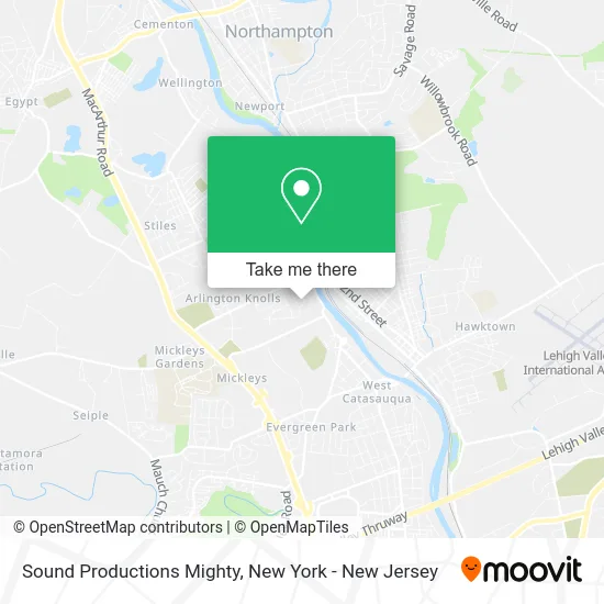 Sound Productions Mighty map