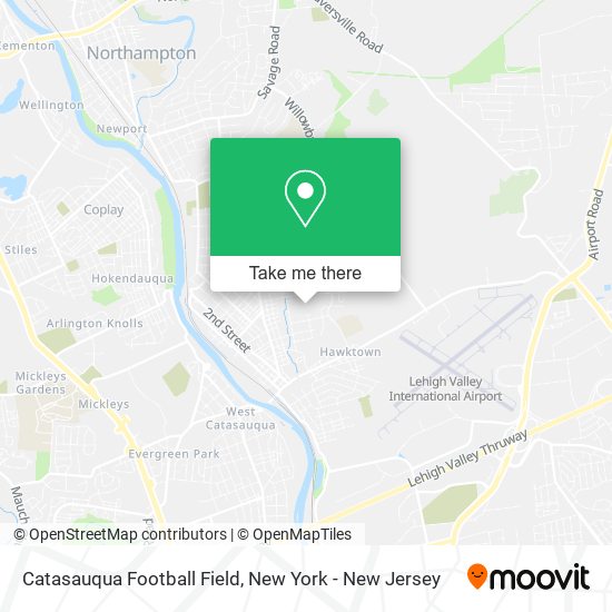 Catasauqua Football Field map