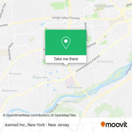 Aximed Inc. map