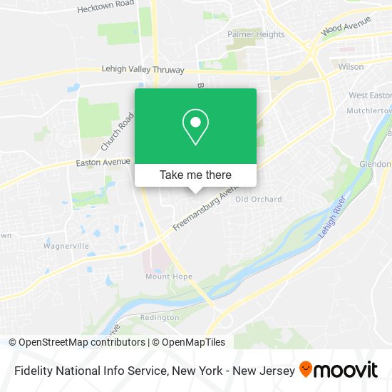 Fidelity National Info Service map