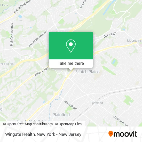 Wingate Health map