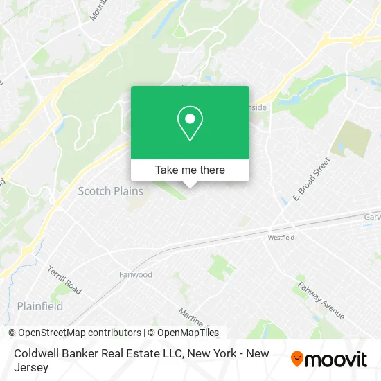 Mapa de Coldwell Banker Real Estate LLC