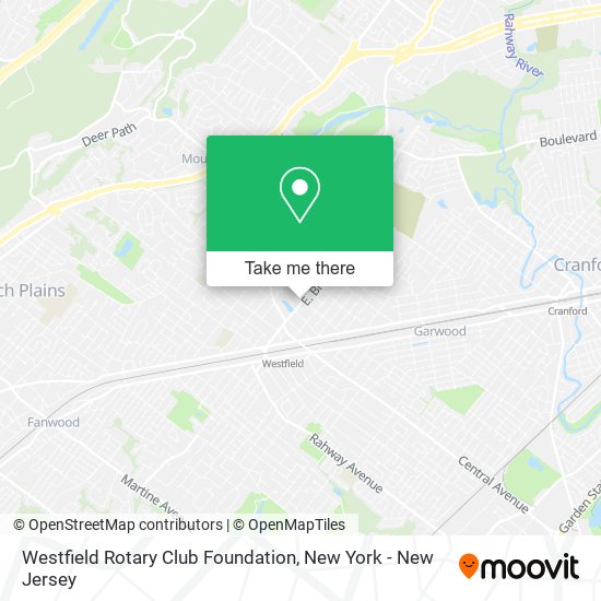 Westfield Rotary Club Foundation map
