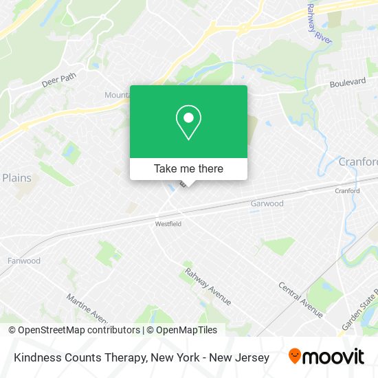 Kindness Counts Therapy map