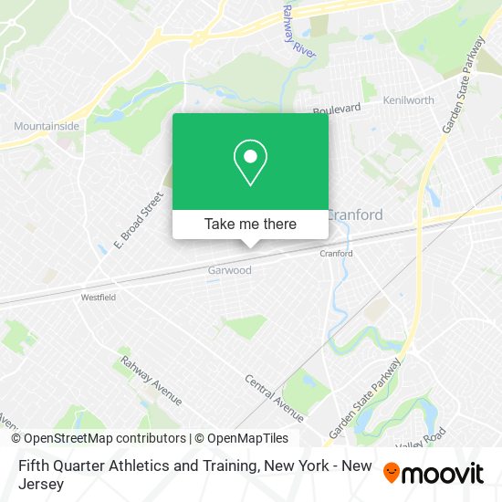 Fifth Quarter Athletics and Training map