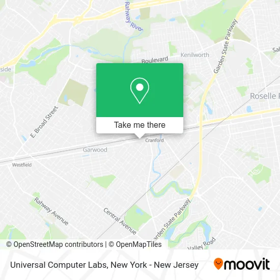 Universal Computer Labs map