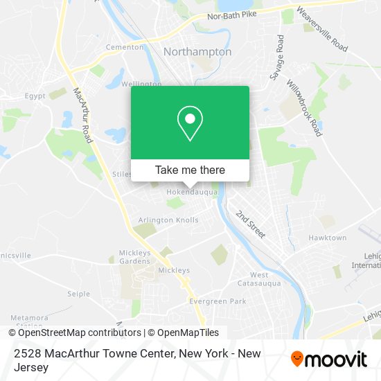 Mapa de 2528 MacArthur Towne Center