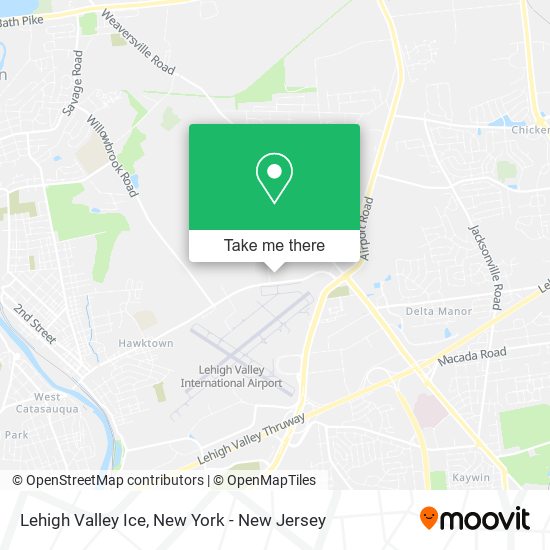 Mapa de Lehigh Valley Ice