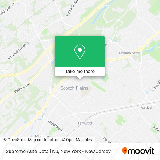 Supreme Auto Detail NJ map