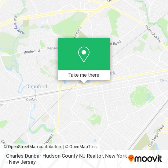 Mapa de Charles Dunbar Hudson County NJ Realtor