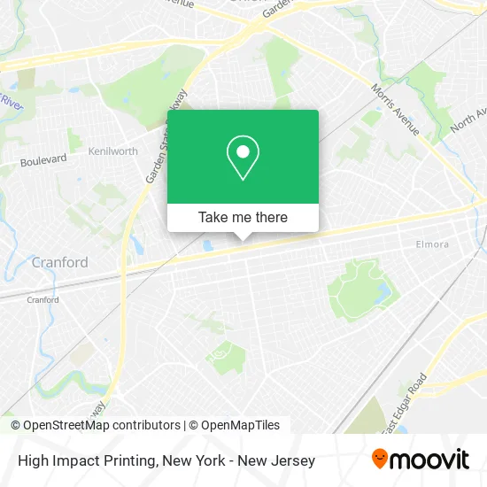 High Impact Printing map