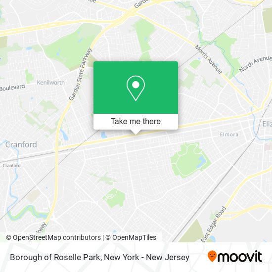 Mapa de Borough of Roselle Park