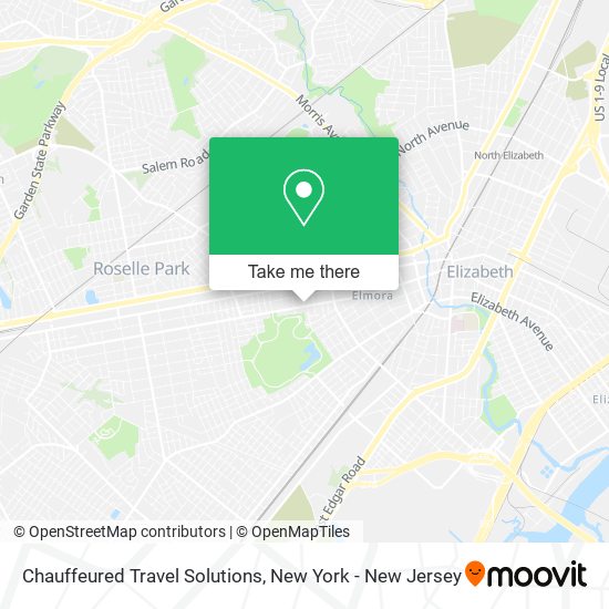 Chauffeured Travel Solutions map