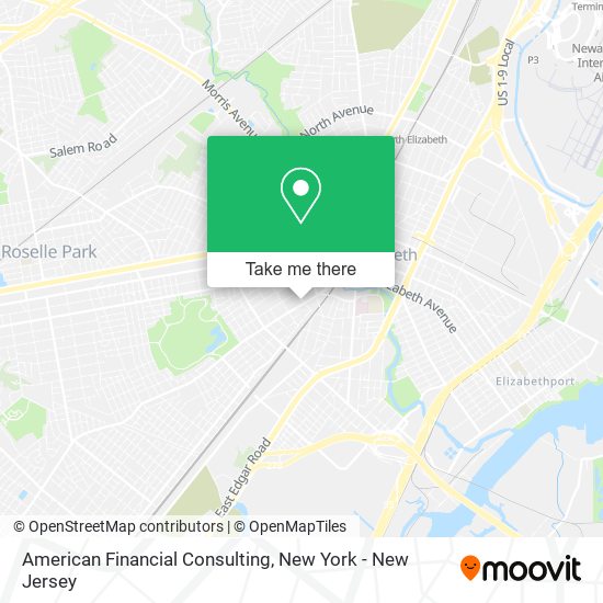 Mapa de American Financial Consulting