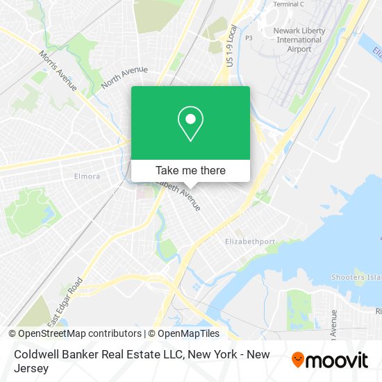 Coldwell Banker Real Estate LLC map