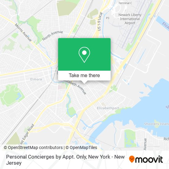 Personal Concierges by Appt. Only map