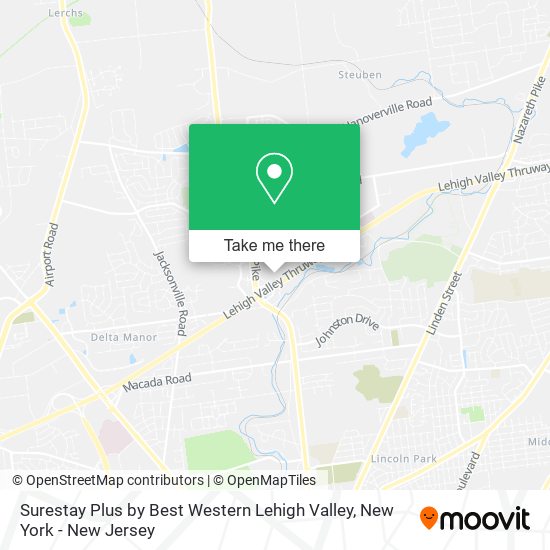 Mapa de Surestay Plus by Best Western Lehigh Valley