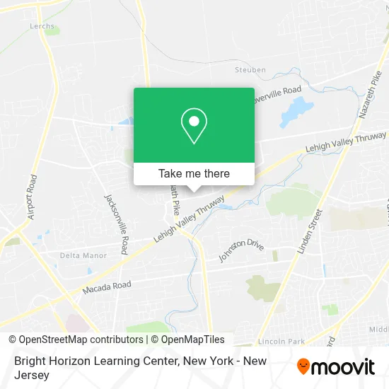 Bright Horizon Learning Center map