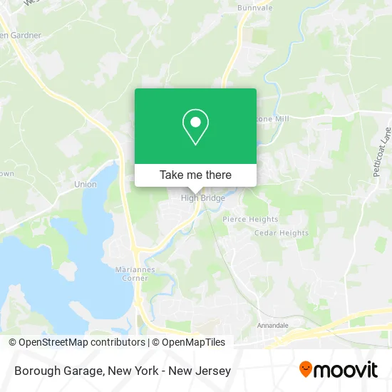 Borough Garage map