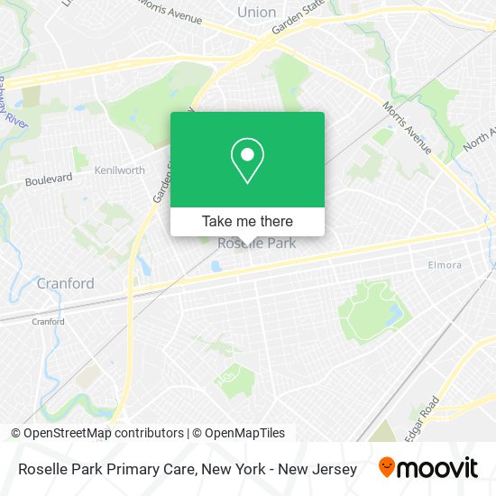 Roselle Park Primary Care map