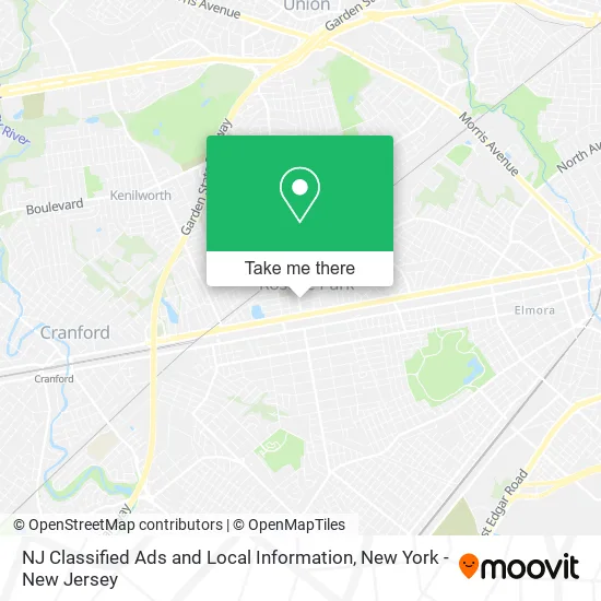 Mapa de NJ Classified Ads and Local Information