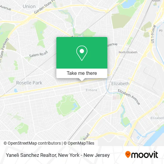 Yaneli Sanchez Realtor map