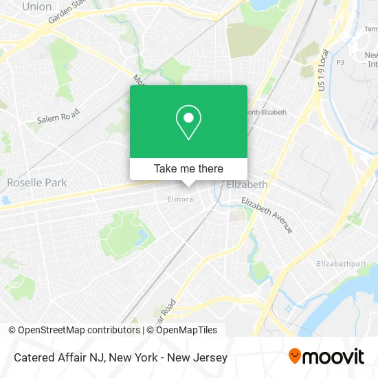 Catered Affair NJ map