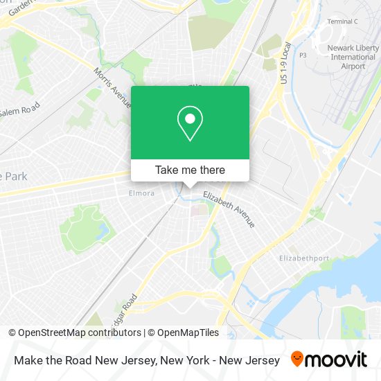 Make the Road New Jersey map