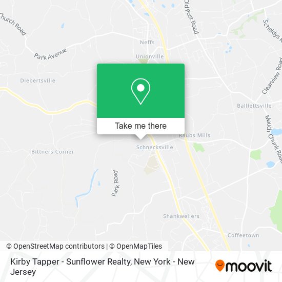 Kirby Tapper - Sunflower Realty map