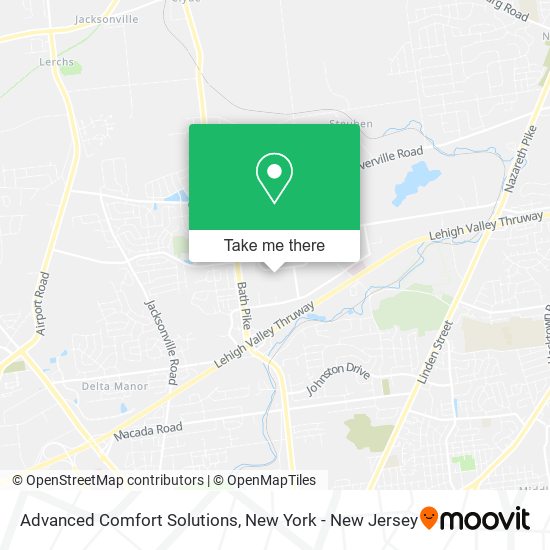 Mapa de Advanced Comfort Solutions