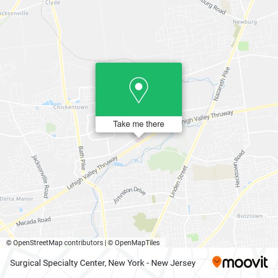 Surgical Specialty Center map
