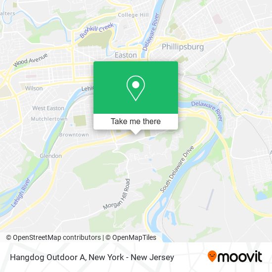 Hangdog Outdoor A map