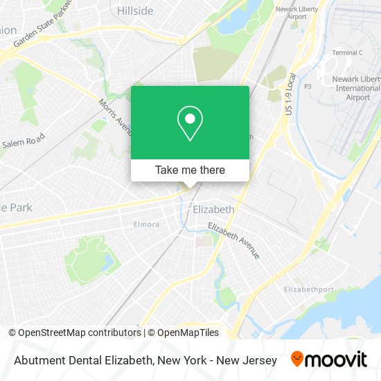 Mapa de Abutment Dental Elizabeth