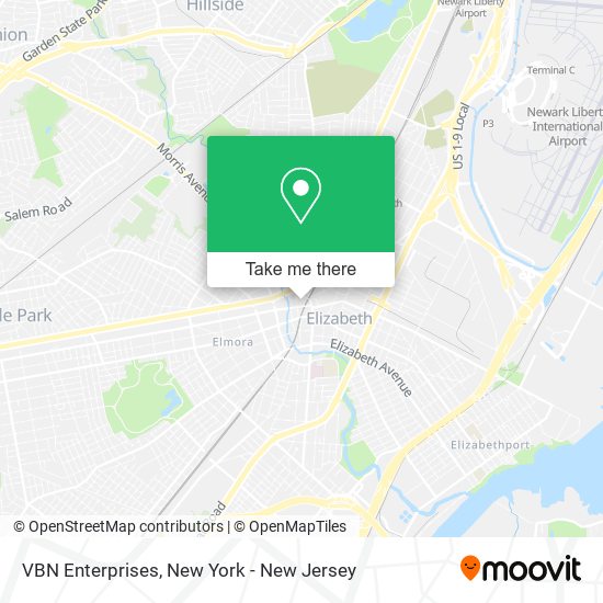 VBN Enterprises map