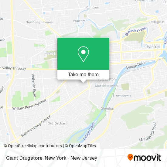 Mapa de Giant Drugstore