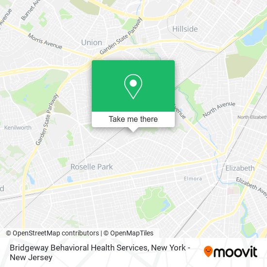 Mapa de Bridgeway Behavioral Health Services