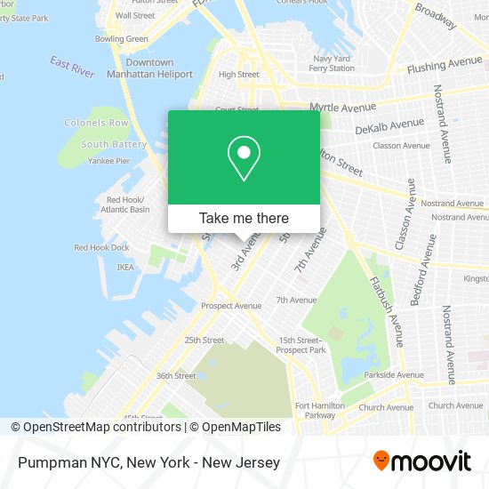 Mapa de Pumpman NYC