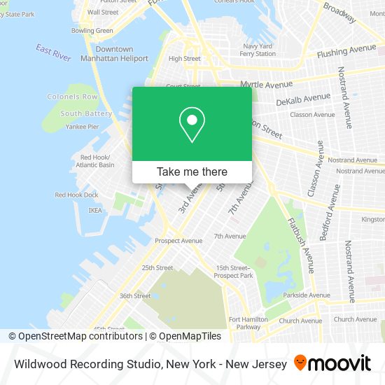 Wildwood Recording Studio map