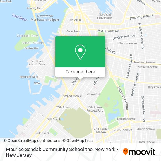 Maurice Sendak Community School the map