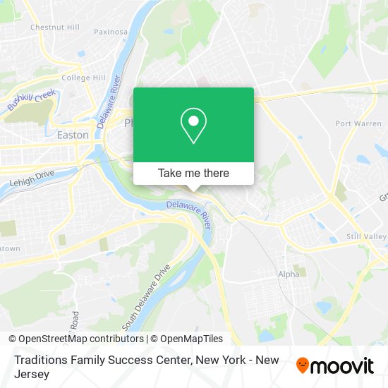 Traditions Family Success Center map
